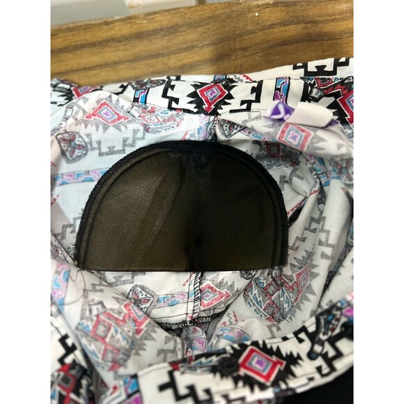 Vintage Sassa Women’s Western Button Up Shirt Rodeo Cowgirl Aztec Print Sz Small - Picture 12 of 12